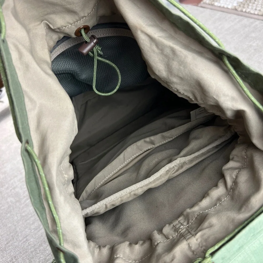 Burton Tinder Backpack Sage Green National‎ Park Patches Rucksack 25L Ripstop